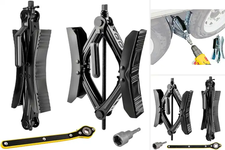Detailed view of Best Adjustable Trailer Chocks