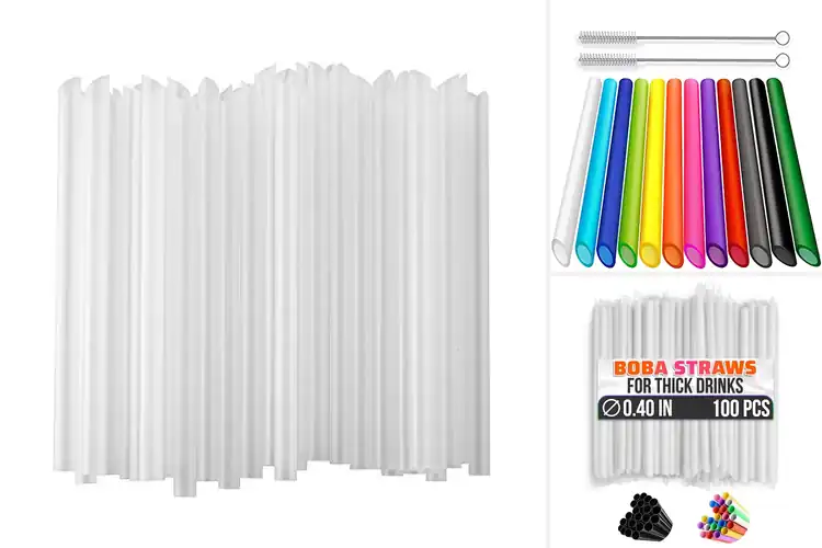 Detailed view of Best Boba Straws For Bubble Tea