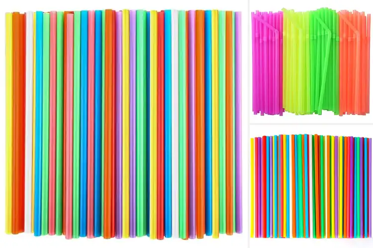 Detailed view of Best Bright Disposable Straws: Colorful Picks for Fun Sips