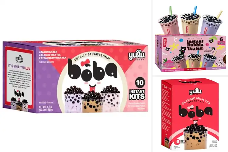 Detailed view of Best Bubble Tea Kit With Tapioca Pearls