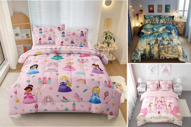 Detailed view of Best Cartoon Castle Bedding