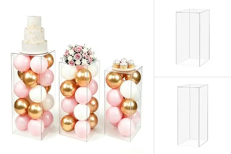 Detailed view of Best Clear Pedestal Stands: Showcase Your Decor with Style