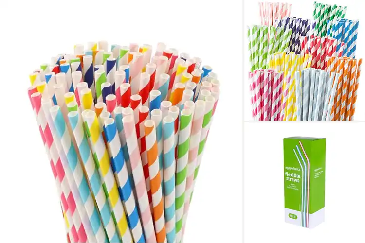 Detailed view of Best Colorful Party Straws