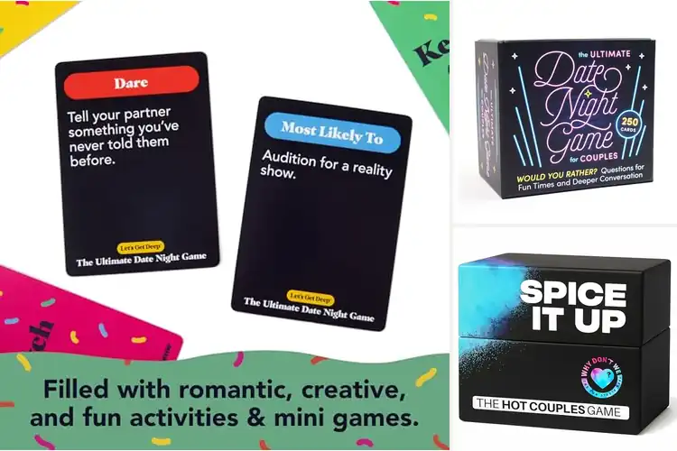 Detailed view of Best Date Night Games for Couples to Spark Love & Fun