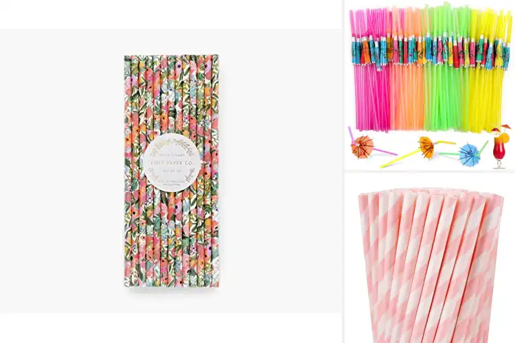 Detailed view of Best Decorative Drink Straws for Fun, Stylish Sips