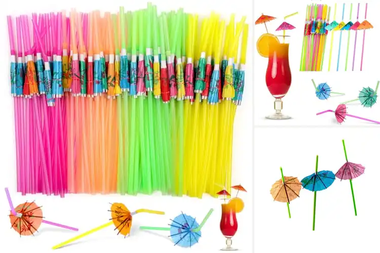 Detailed view of Best Drinking Straws With Umbrellas