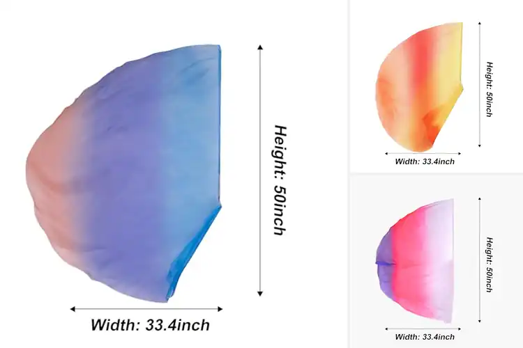 Detailed view of Best Durable SilkLike Chiffon Flags