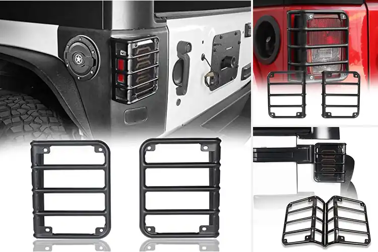 Detailed view of Best Easy Install Taillight Guards