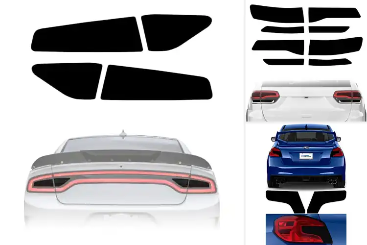 Detailed view of Best Easy Install Taillight Overlays