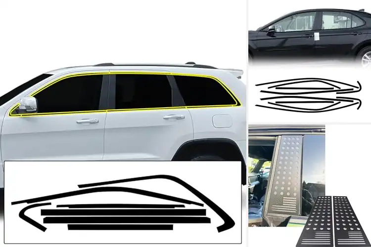 Detailed view of Best Exterior Trim Overlays: Bold Blackout, Easy Install