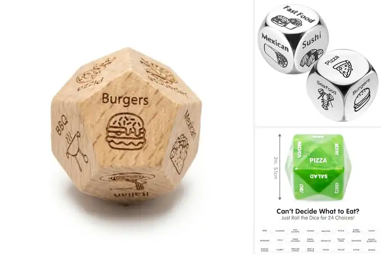 Detailed view of Best Food Decision Dice: End Mealtime Indecision with Fun