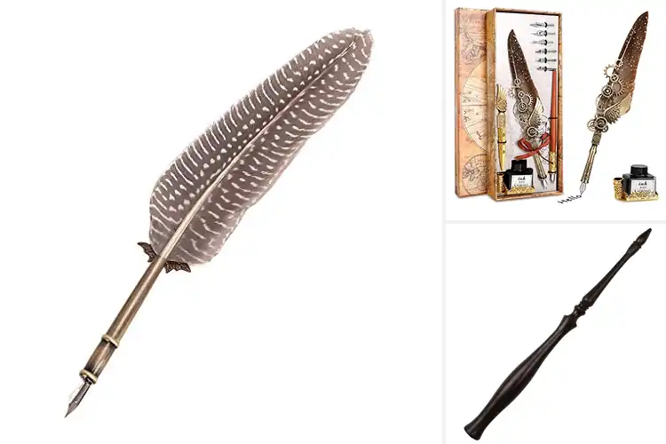 Detailed view of Best Handmade Calligraphy Quills: Elevate Your Writing Art