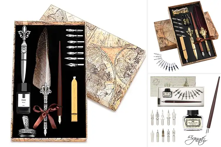 Detailed view of Best Handmade Quill Pens