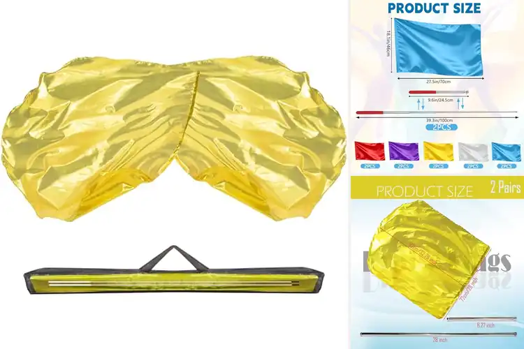 Detailed view of Best Indoor Outdoor Praise Flags Set