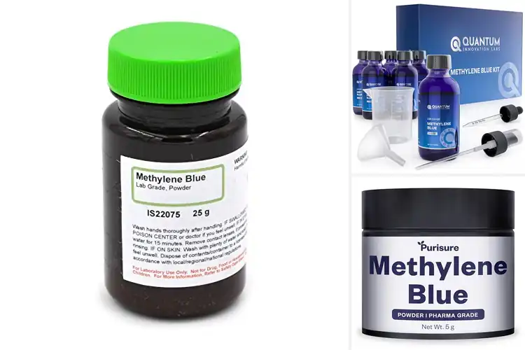 Detailed view of Best Lab-Grade Methylene Blue Powders