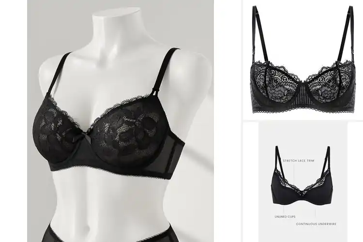 Detailed view of Best Lace Bras for Comfort and Everyday Confidence