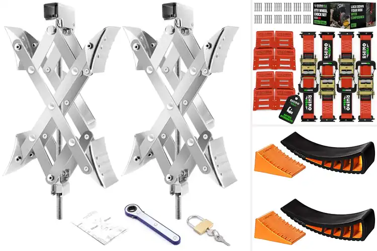 Detailed view of Best Lifetime Warranty Trailer Chocks