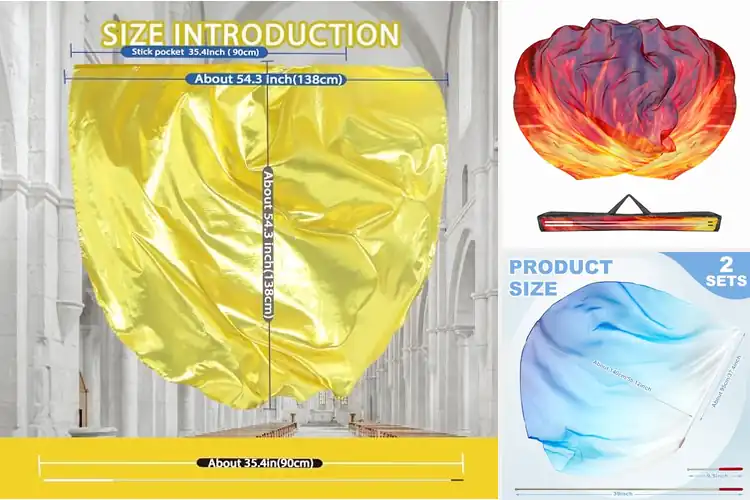 Detailed view of Best Lightweight Dance Flags