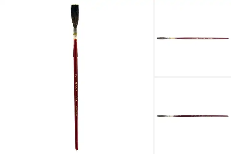 Detailed view of Best Mack Brown Lettering Quill