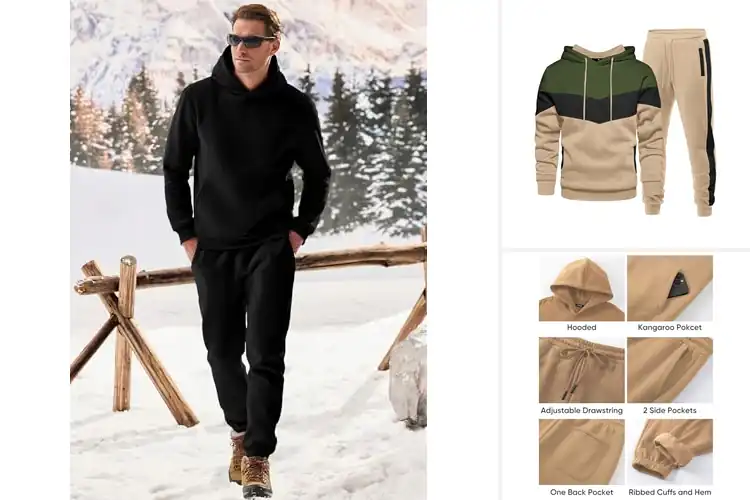 Detailed view of Best Men’s Hoodie Sets: Style & Comfort in One Pick
