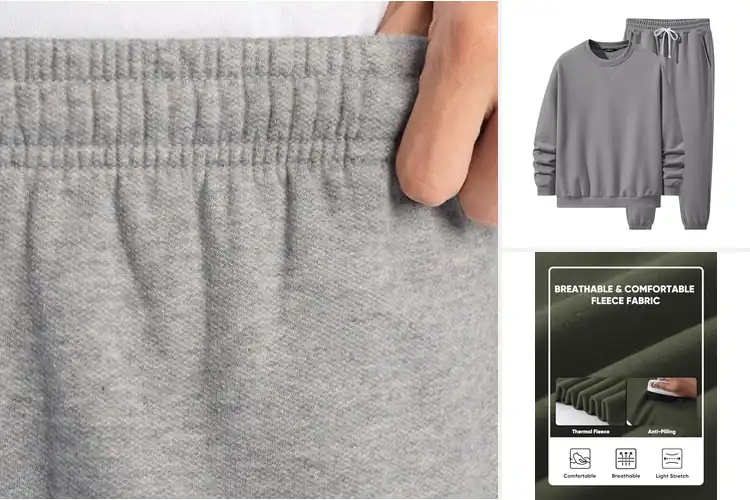 Detailed view of Best Men’s Sweatpants Sets