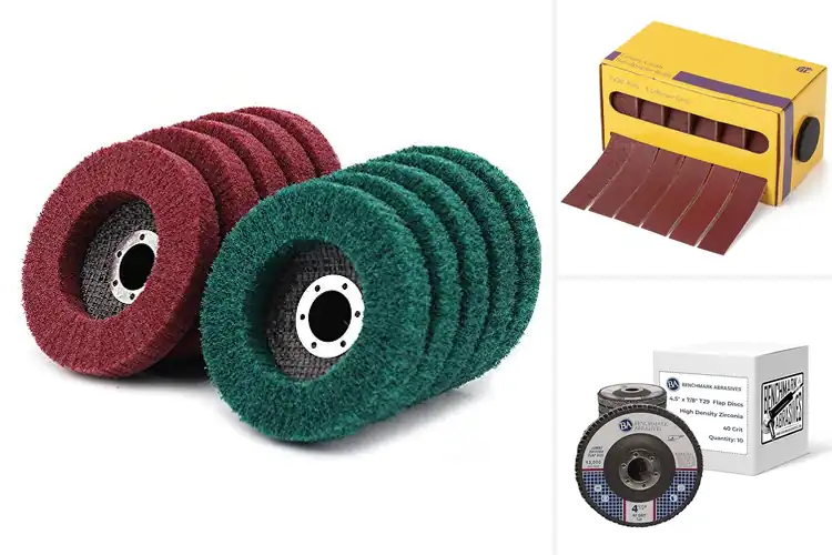 Detailed view of Best Metal Sanding Abrasives