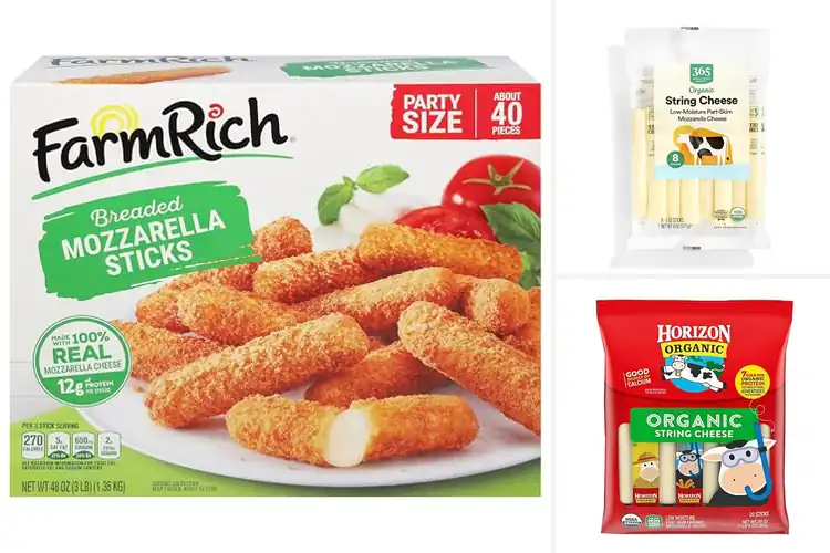 Detailed view of Best Oven Baked Mozzarella Sticks: Crispy Cheesy Perfection