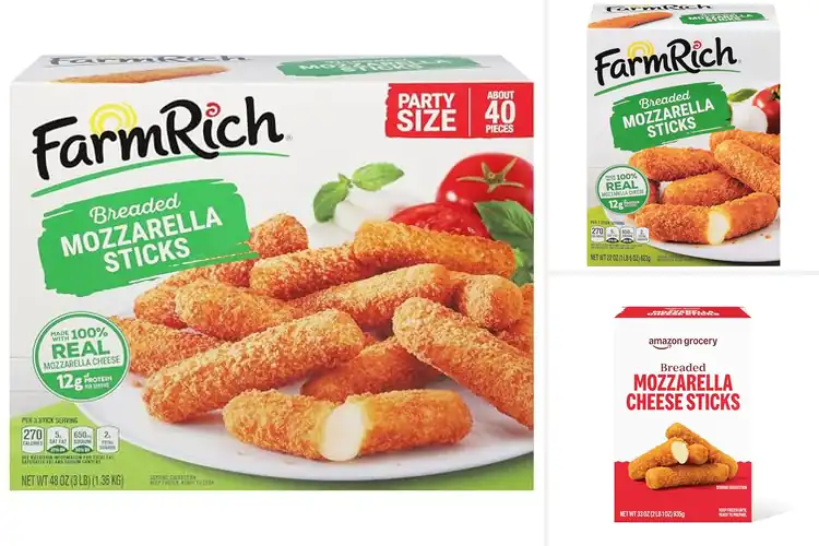 Detailed view of Best Party Mozzarella Sticks