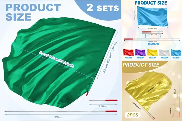 Detailed view of Best Praise Dance Flags For Performances
