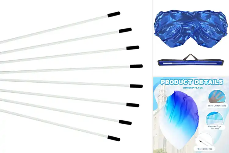 Detailed view of Best Praise Flags With Flexible Rods