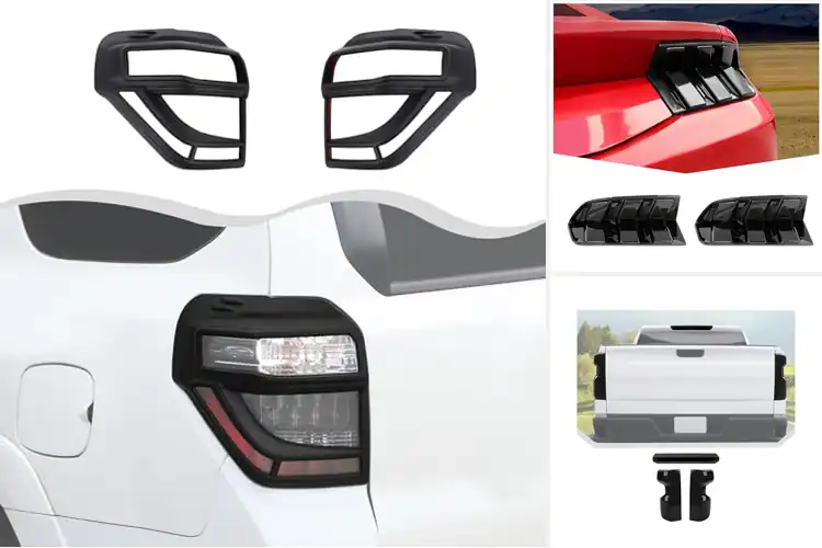 Detailed view of Best Rear Lamp Taillight Guard Overlay