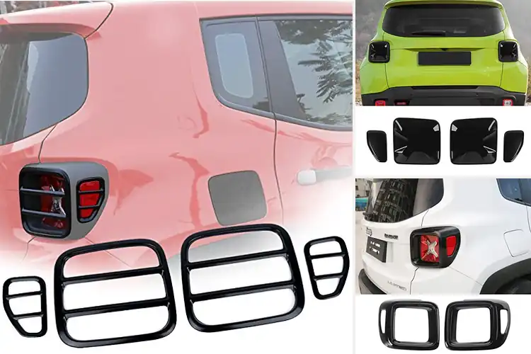 Detailed view of Best Renegade Rear Lamp Covers: Protect & Style Your Jeep
