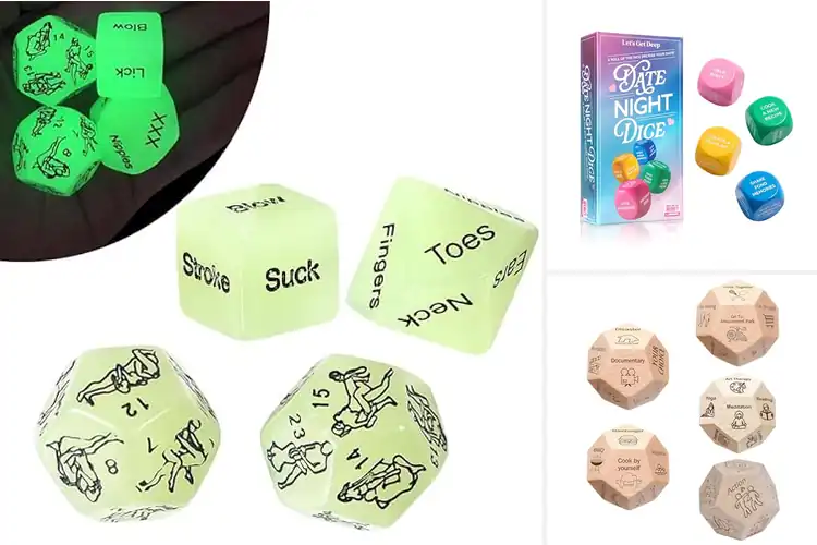 Detailed view of Best Romantic Date Night Dice Gifts