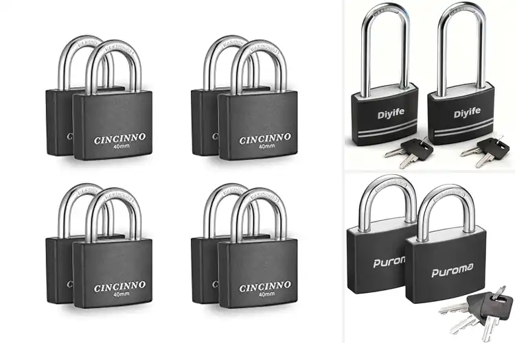 Detailed view of Best Rustproof Aluminum Padlocks