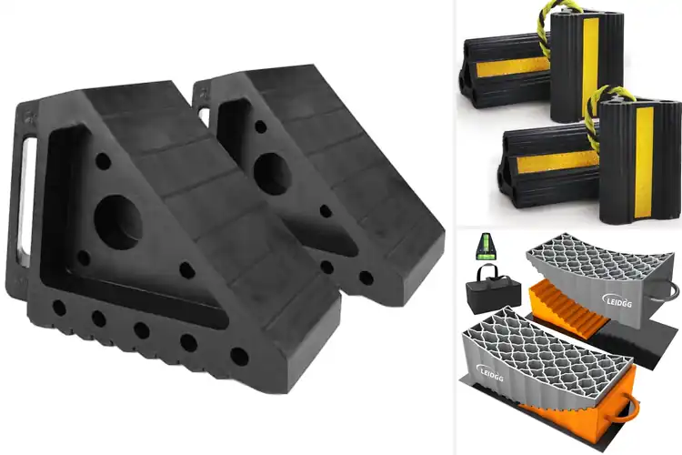 Detailed view of Best RV Wheel Chocks