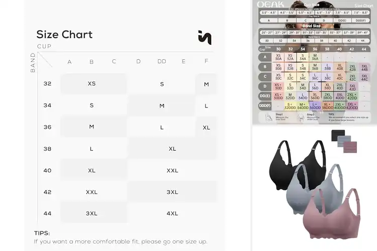 Detailed view of Best Seamless Bras