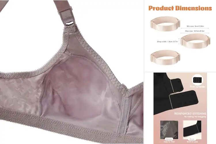 Detailed view of Best Stay In Place Bras for All‑Day Comfort