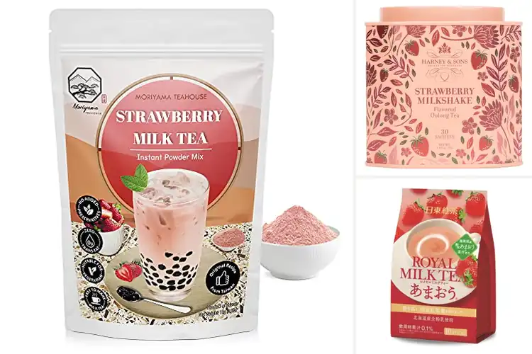 Detailed view of Best Strawberry Milk Teas