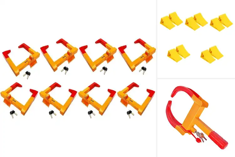 Detailed view of Best Theft Protection Chocks