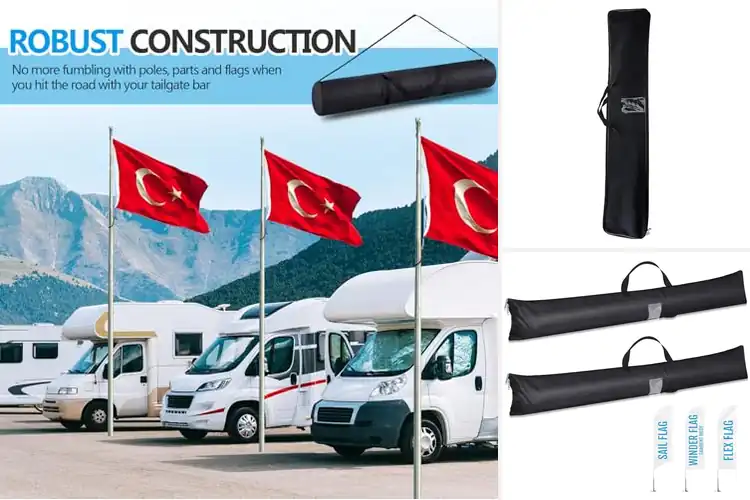 Detailed view of Best Travel Flags With Bag