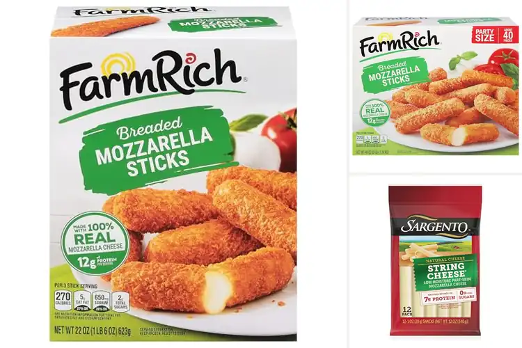 Detailed view of Best Value Mozzarella Sticks