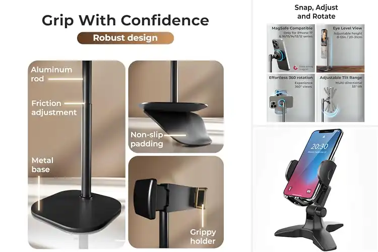 Detailed view of Best Video Call Stands: Boost Calls, Stay Hands‑Free