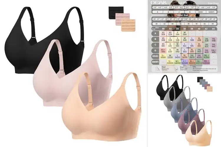Detailed view of Best Wireless Bras For Women